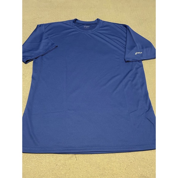 Asics Other - ASICS Core Run Shirt Mens XL Blue Short Sleeve Performance Tee MR501C NEW